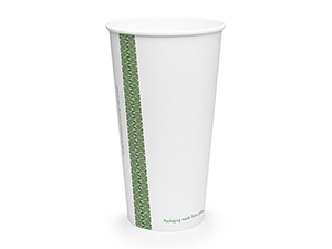 CV-32G Vegware™ 105-Series Compostable 32-ounce PLA-lined Paper Cold Drinking Cups